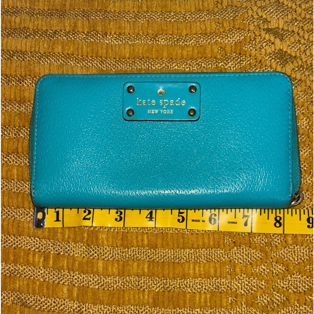 Blue”Teal” Leather Kate Spade Wallet